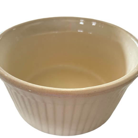 VTG STANGL POTTERY HANDCRAFTED COOKRITE OVENWARE 1 QT CASSEROLE SOUFFLÉ DISH USA - Picture 4 of 9